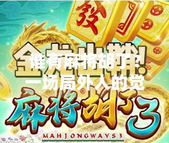 谁有麻将胡了?一场局外人的觉醒与共鸣 谁有麻将胡了?一场局外人的觉醒与共鸣