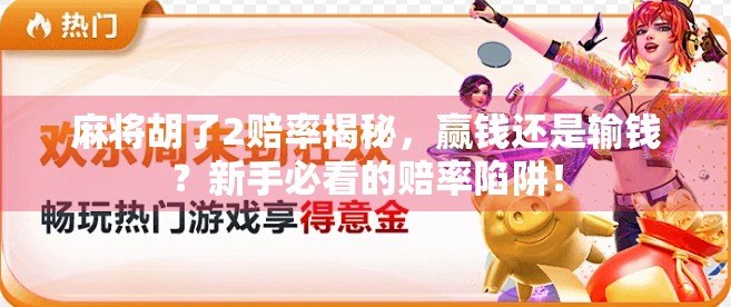 麻将胡了2赔率揭秘，赢钱还是输钱？新手必看的赔率陷阱！