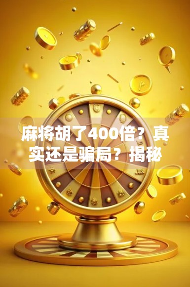 麻将胡了400倍？真实还是骗局？揭秘爆赚背后的真相！