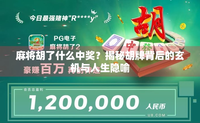 麻将胡了什么中奖？揭秘胡牌背后的玄机与人生隐喻