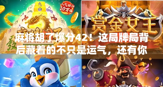 麻将胡了爆分42！这局牌局背后藏着的不只是运气，还有你没看懂的心理战与策略陷阱